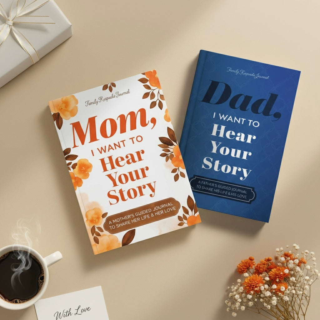 "I WANT TO HEAR YOUR STORY" KEEPSAKE JOURNAL