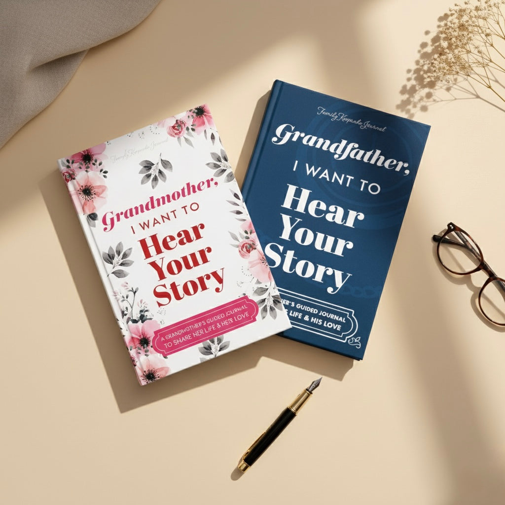 "I WANT TO HEAR YOUR STORY" KEEPSAKE JOURNAL