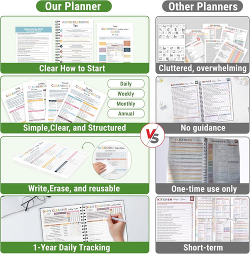 ADHD-Friendly Cleaning Planner