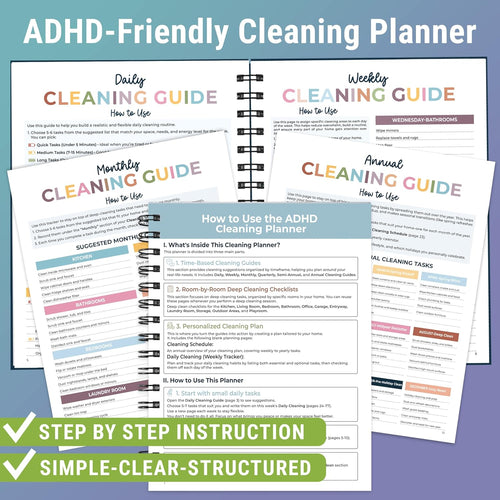 ADHD-Friendly Cleaning Planner